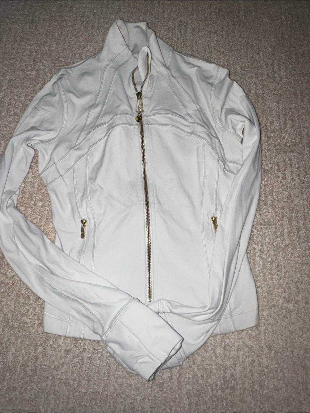 LULULEMON Women's Zip-Front Jacket with Gold Hardware